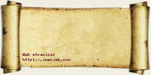 Milena Perušinović vizit kartica